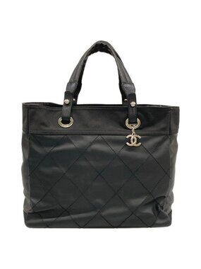 Chanel Tote Black Leather